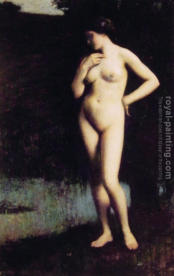 Antony Troncet : Standing Nude Before the Lake